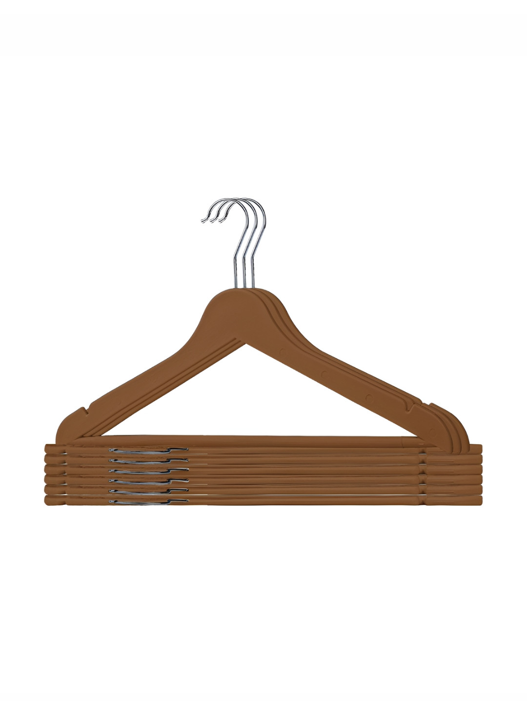 Aura Brown 9 Pieces Wardrobe Hangers