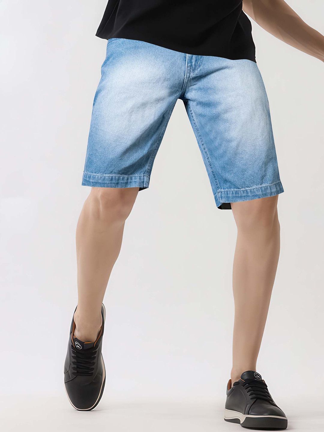 Jb Just BLACK Men Regular Fit Denim Shorts