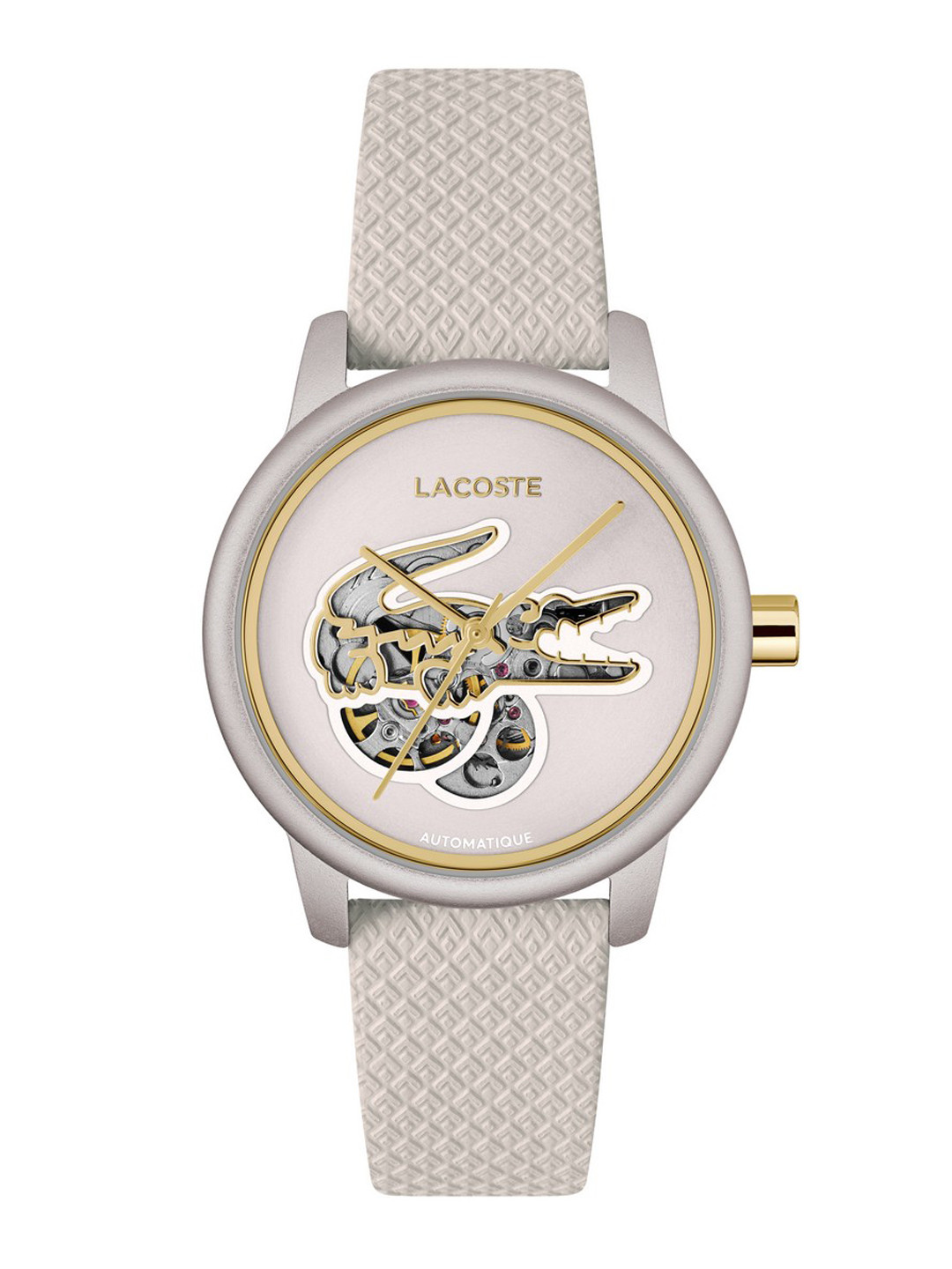 Lacoste Women Leather Straps Analogue Automatic Solar Powered Watch 2001467
