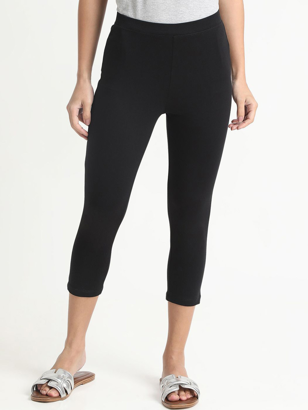 R&B Three Fourth Length Cotton Leggings