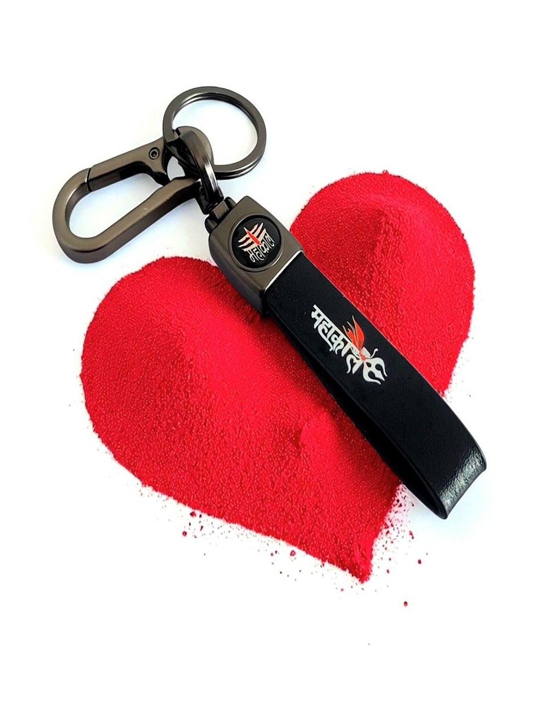 ADOREAL Mahakal Printed Keychain