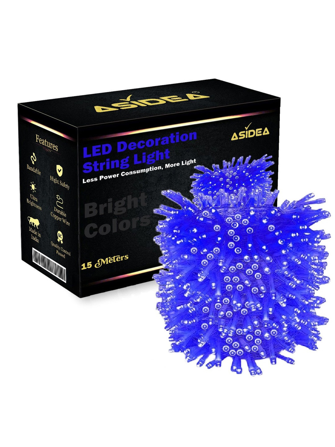 ASIDEA Blue Home Decoration String Lights