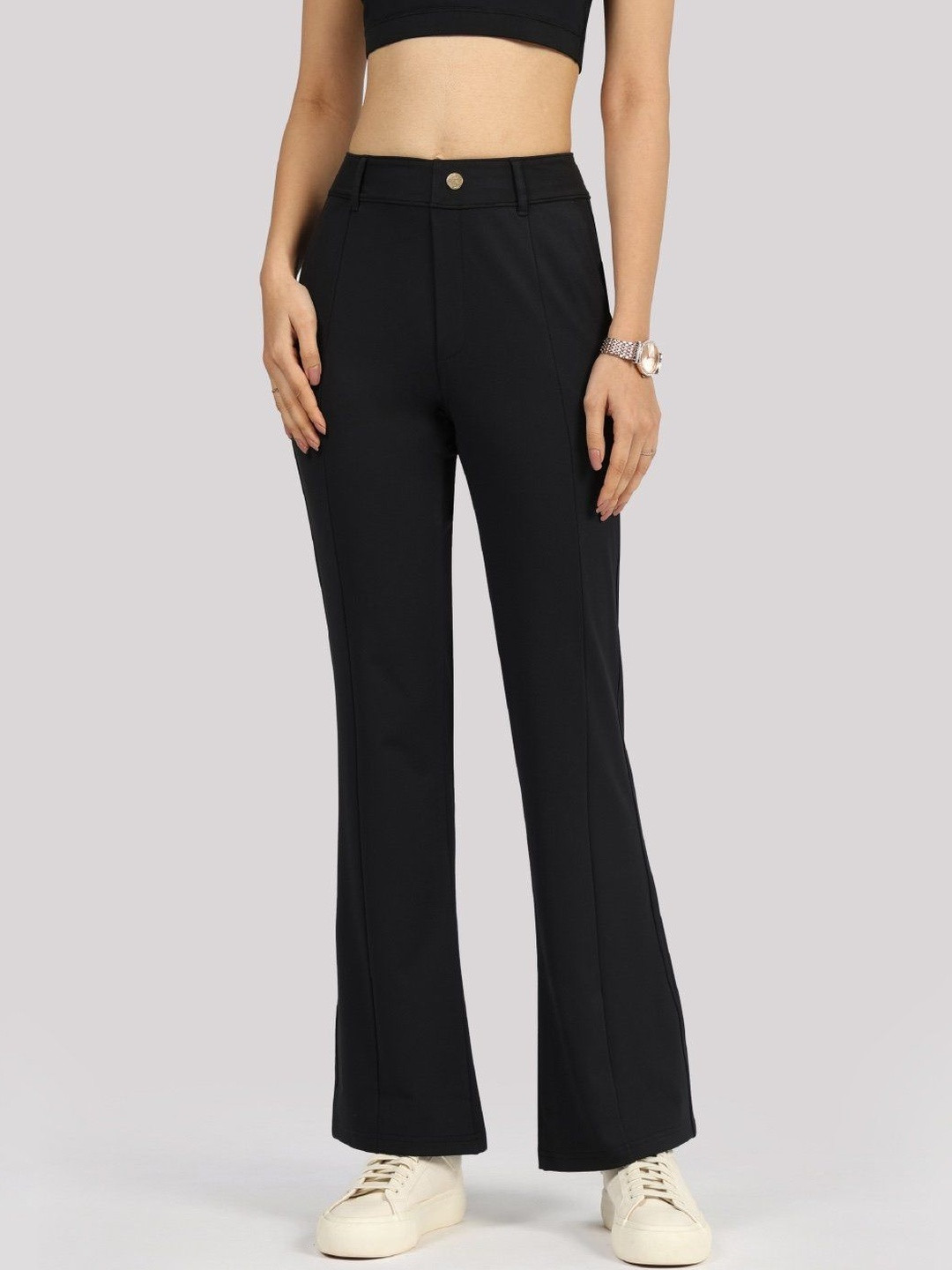 Blissclub Women Ultimate Flare Tailored Regular Trousers