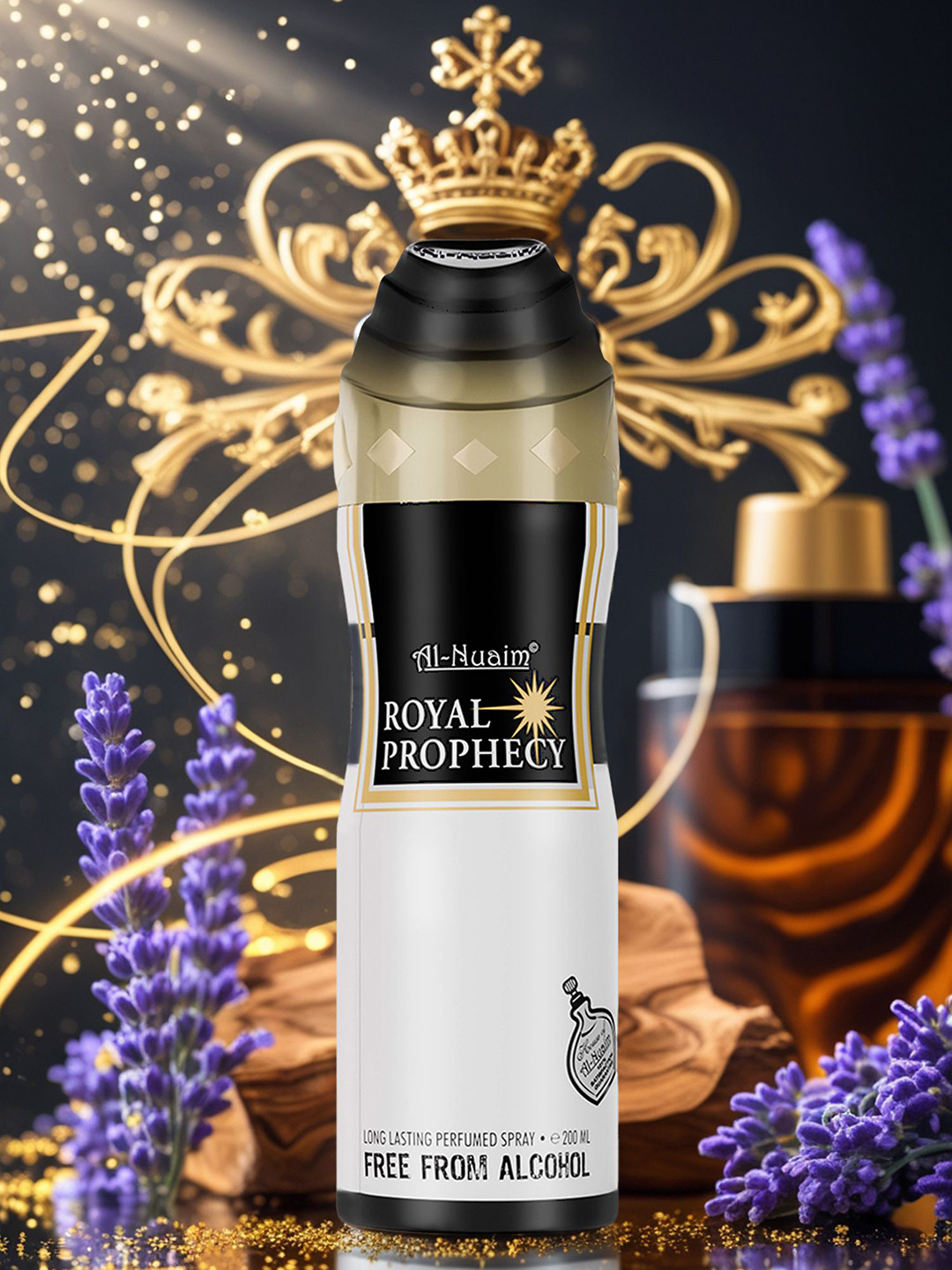 Al-Nuaim Set Of 5 French Eau De Parfum -20 ml Each & Royal Prophecy Musk Deodorant -200 ml