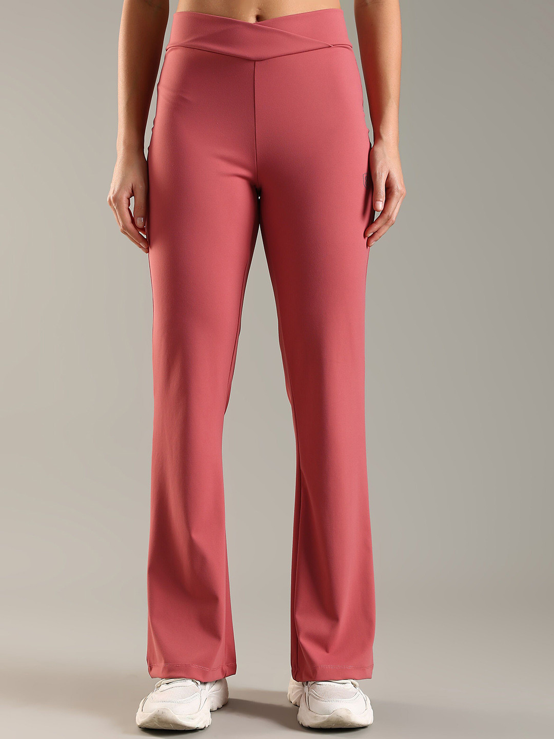 DOMIN8 Women Lightweight Boot Cut Stretchy Tight