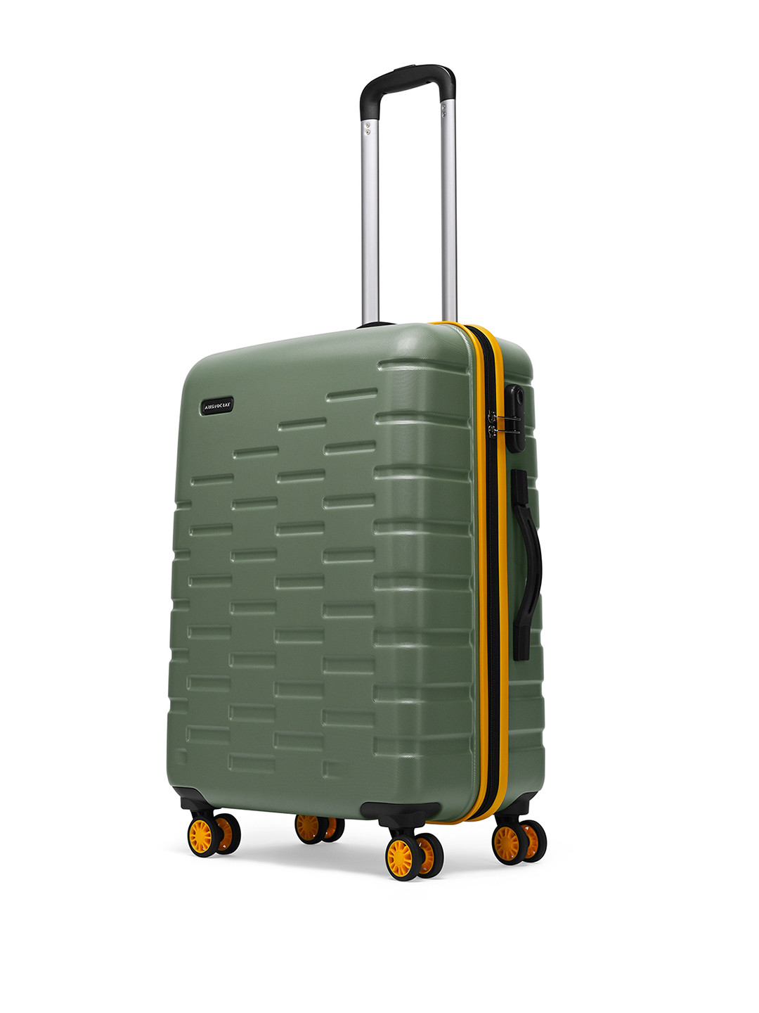 Aristocrat Fencer Pro Textured Hard Medium Trolley Bag- 61L