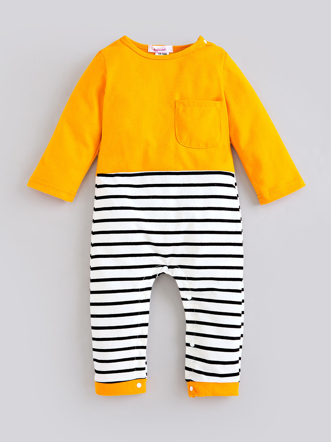 Hopscotch Boys Mock Layer Stripe Bodysuit