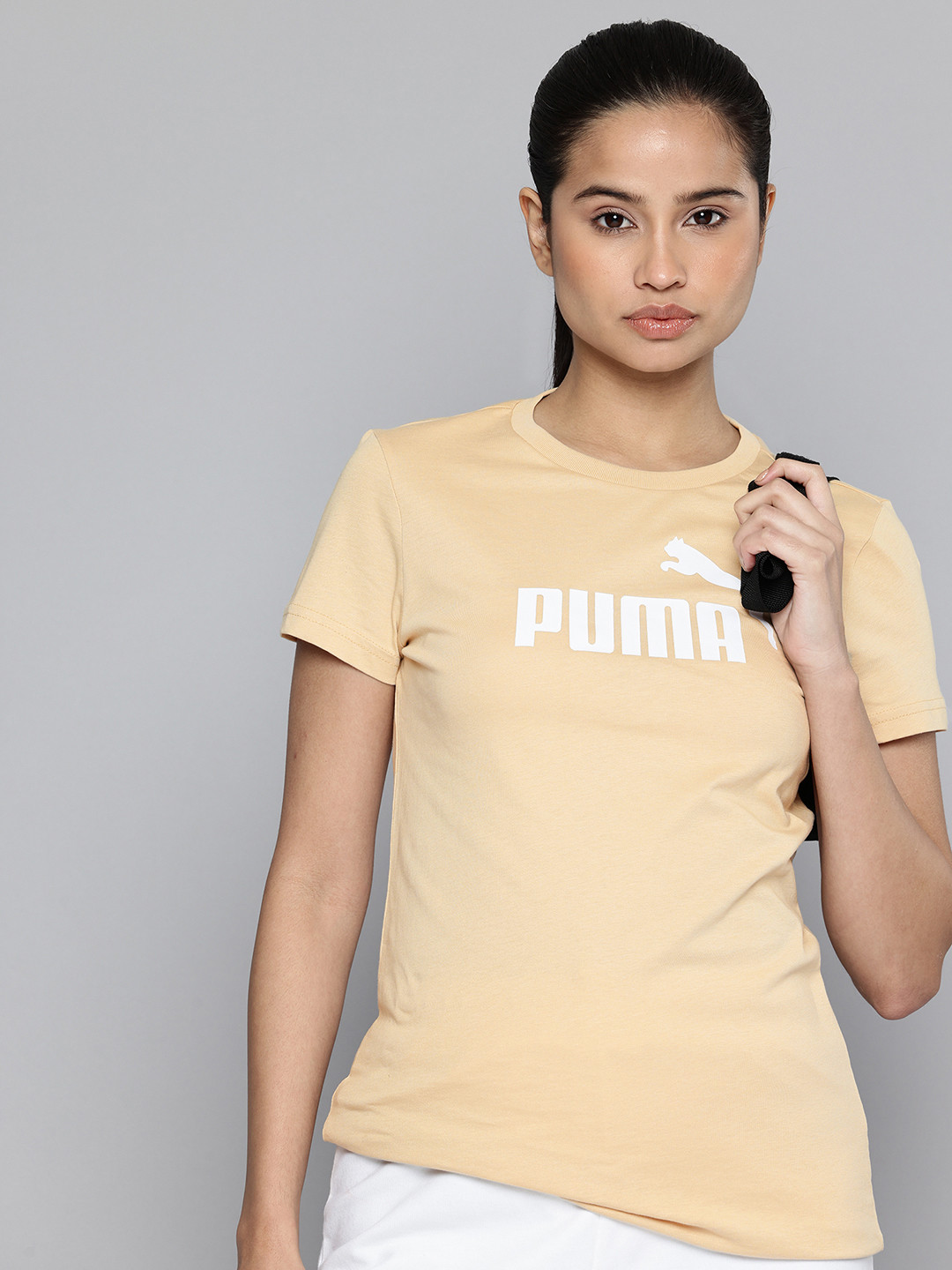 Puma Essentials No.1 Brand Logo Printed Pure Cotton T-shirt