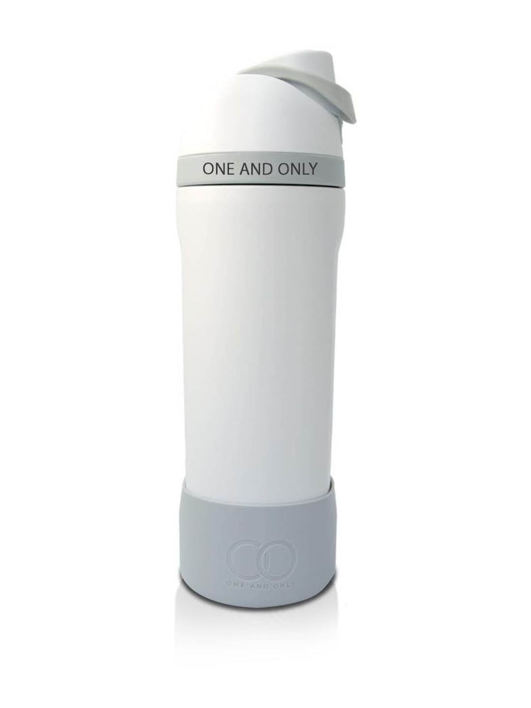 ONE AND ONLY Unisex White Stainless Steel Water Bottle