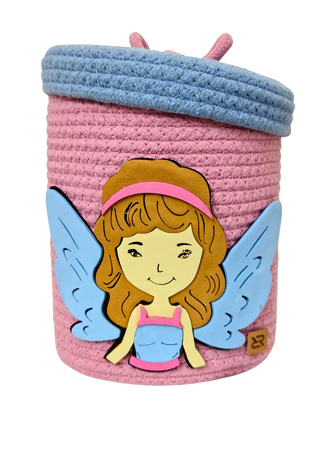 ROUGH ROAD STORE Blue Fairy Storage Basket With Lid