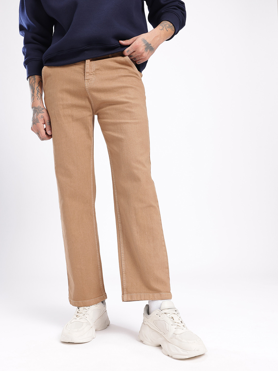glitchez Men Relaxed Fit Stretchable Jeans