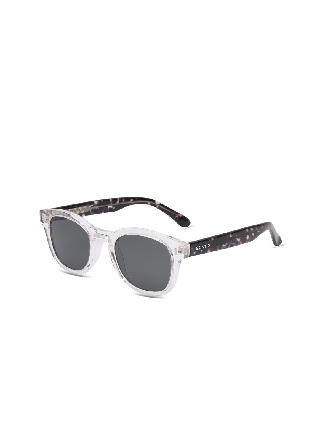 Saint G Unisex Polarised Square Sunglasses SP/UN/316/CRYSTAL