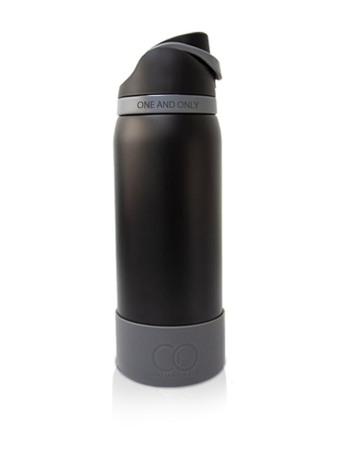 ONE AND ONLY Black Single Stainless Steel Solid Double Wall Vacuum Water Bottle