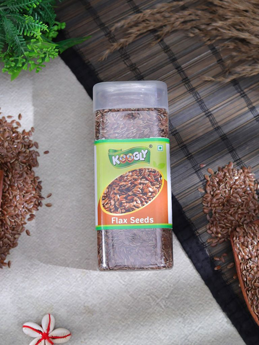 KOOGLY Set Of 2 Flax Seeds-440gm Each