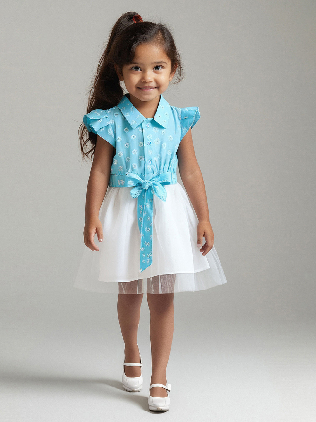 Hopscotch Girls Cotton Shirt Dresses