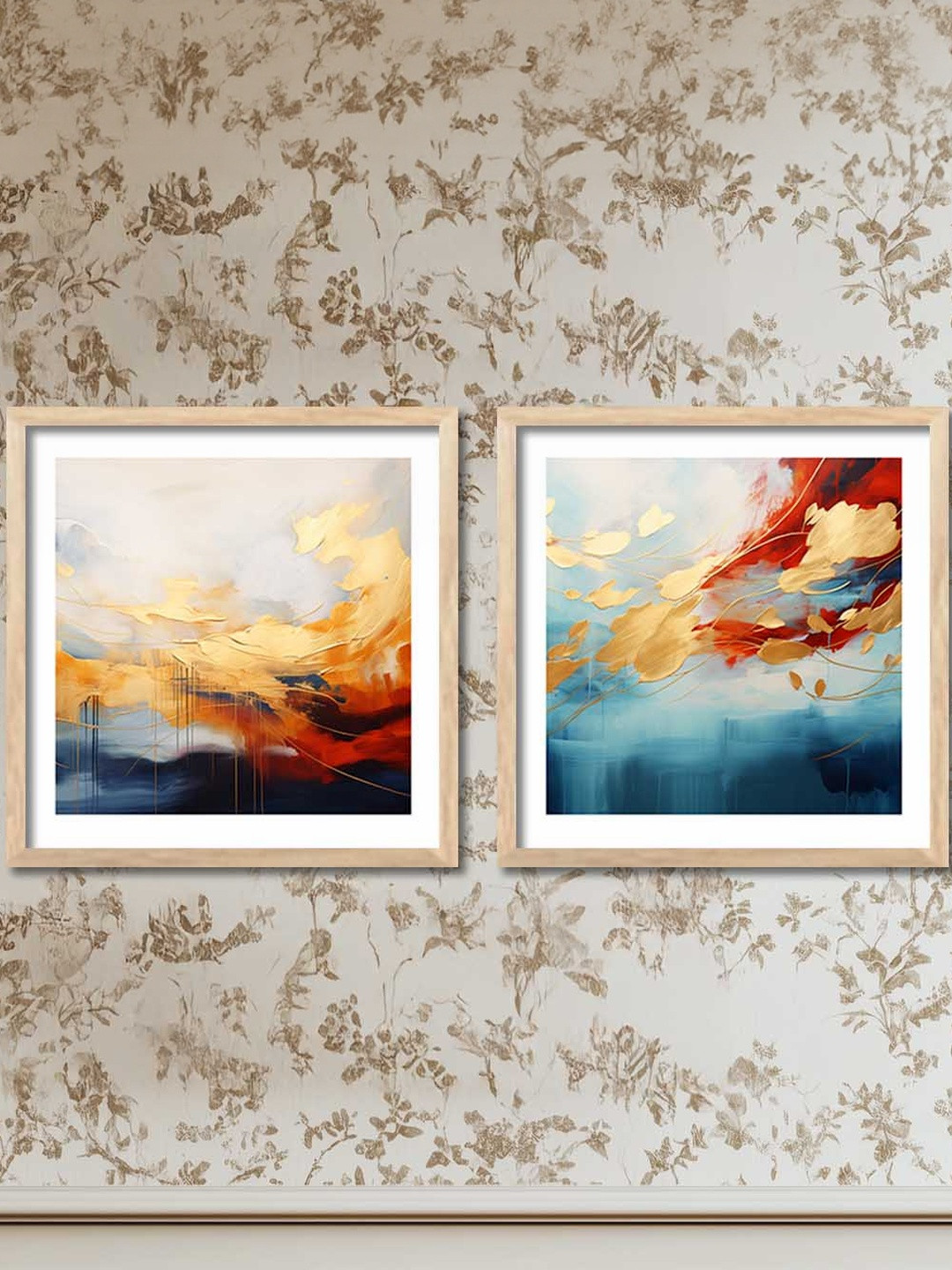 Abastract Wall Art  With Frame Home Decor Wall Painting For Living Room Office Bedroom