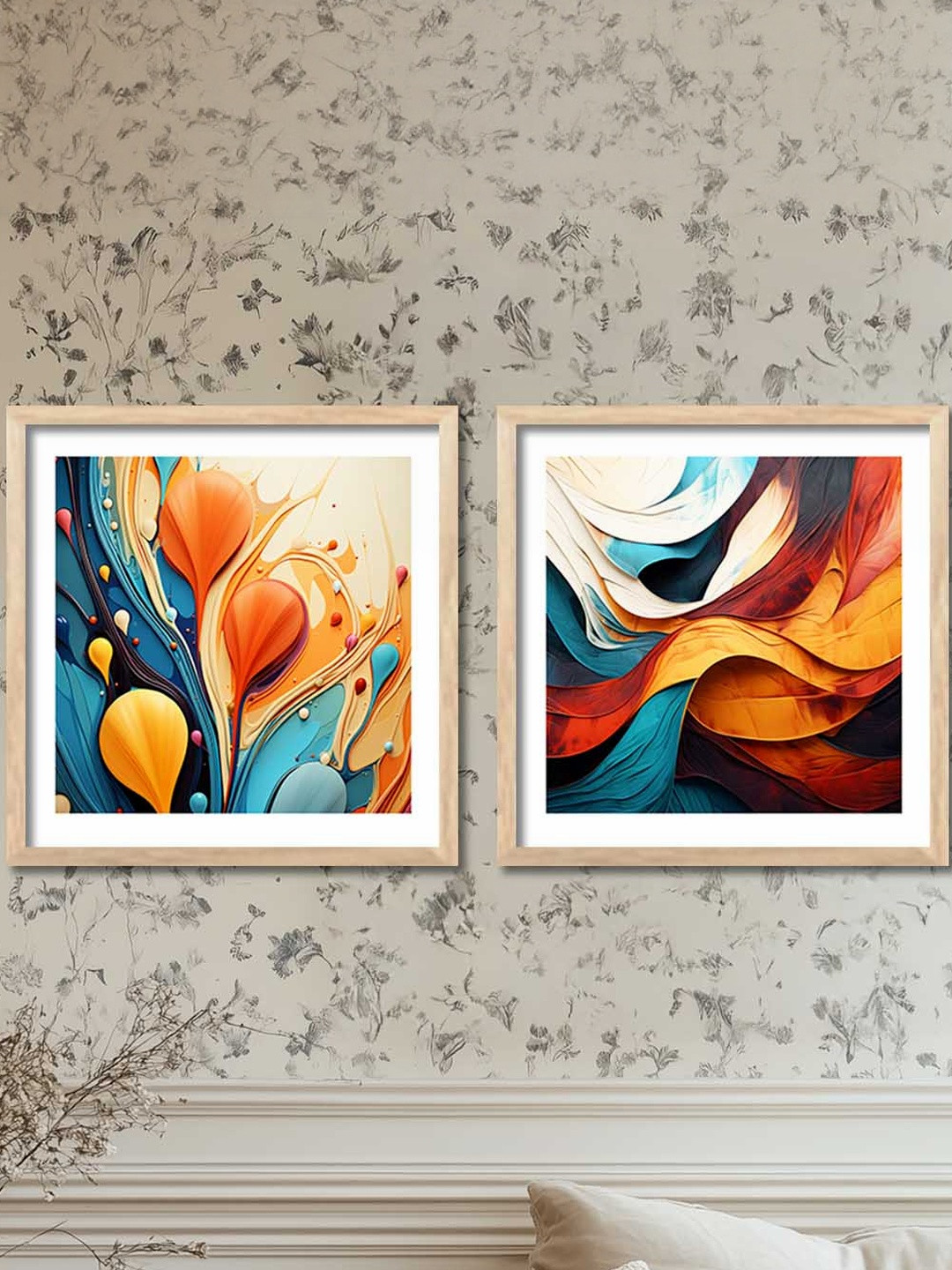 Abastract Wall Art  With Frame Home Decor Wall Painting For Living Room Office Bedroom