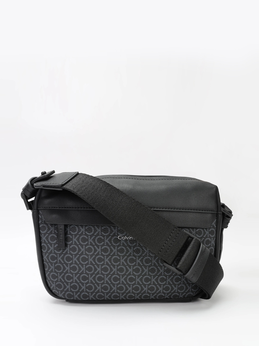 Calvin Klein Brand Logo Printed Bowling Sling Bag