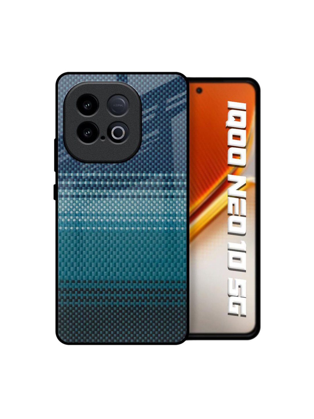 QRIOH Unisex iQOO Neo 10 5G Abstract Modern Rug Shockproof Glass Back Case