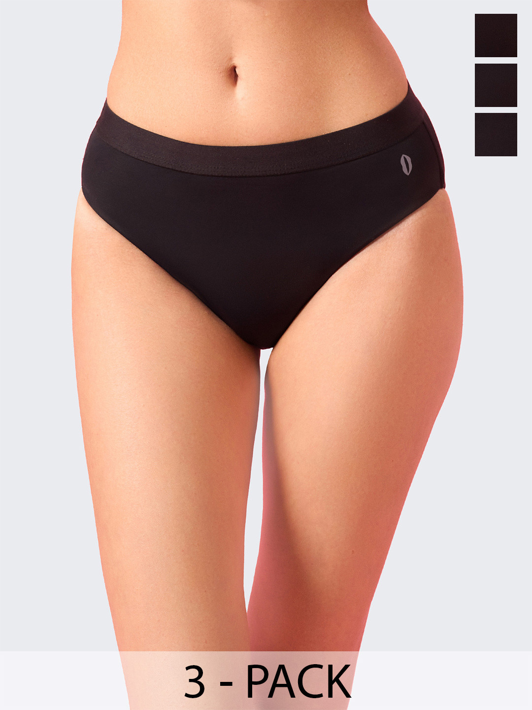 Sanity Pack of 3 Women Mid-Rise Reusable Leakproof Period Panty