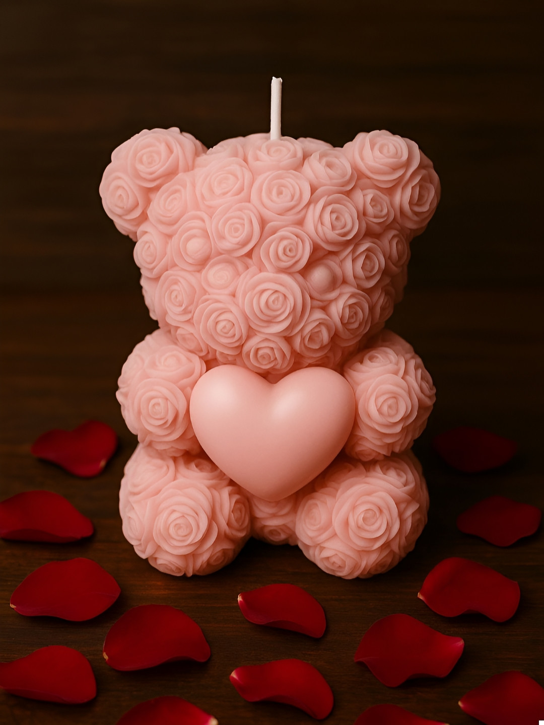 Mandy & Co Teddy Bear Lead-Free Wick Scented Pillar Soy Candle