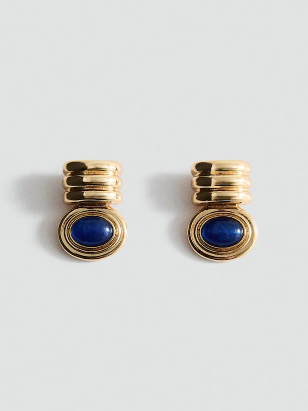 MANGO Stones Studed Contemporary Studs