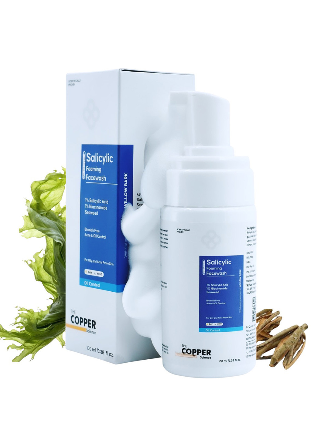 THE COPPER SCIENCE Salicylic Acid Foaming Face Wash - 100 ml