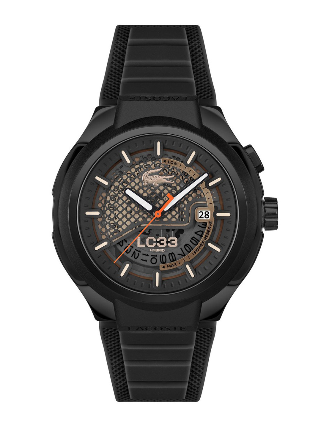 Lacoste Men LC33 Skeleton Dial Analogue Automatic Watch 2011468