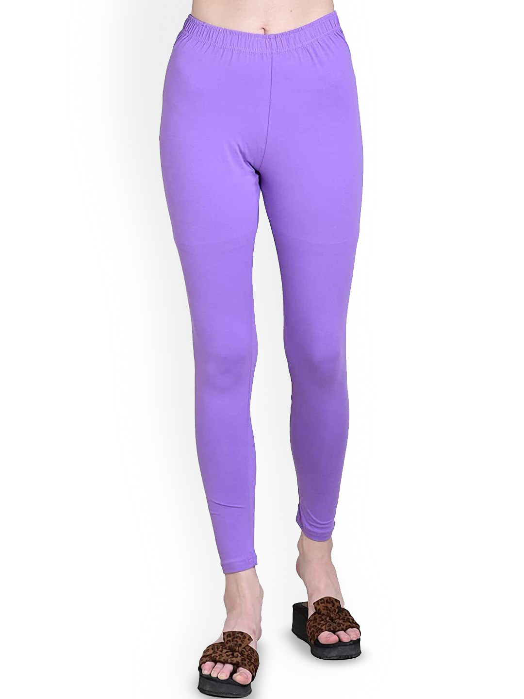 MIXFIT Women Mid-Rise Ankle Length Cotton Leggings