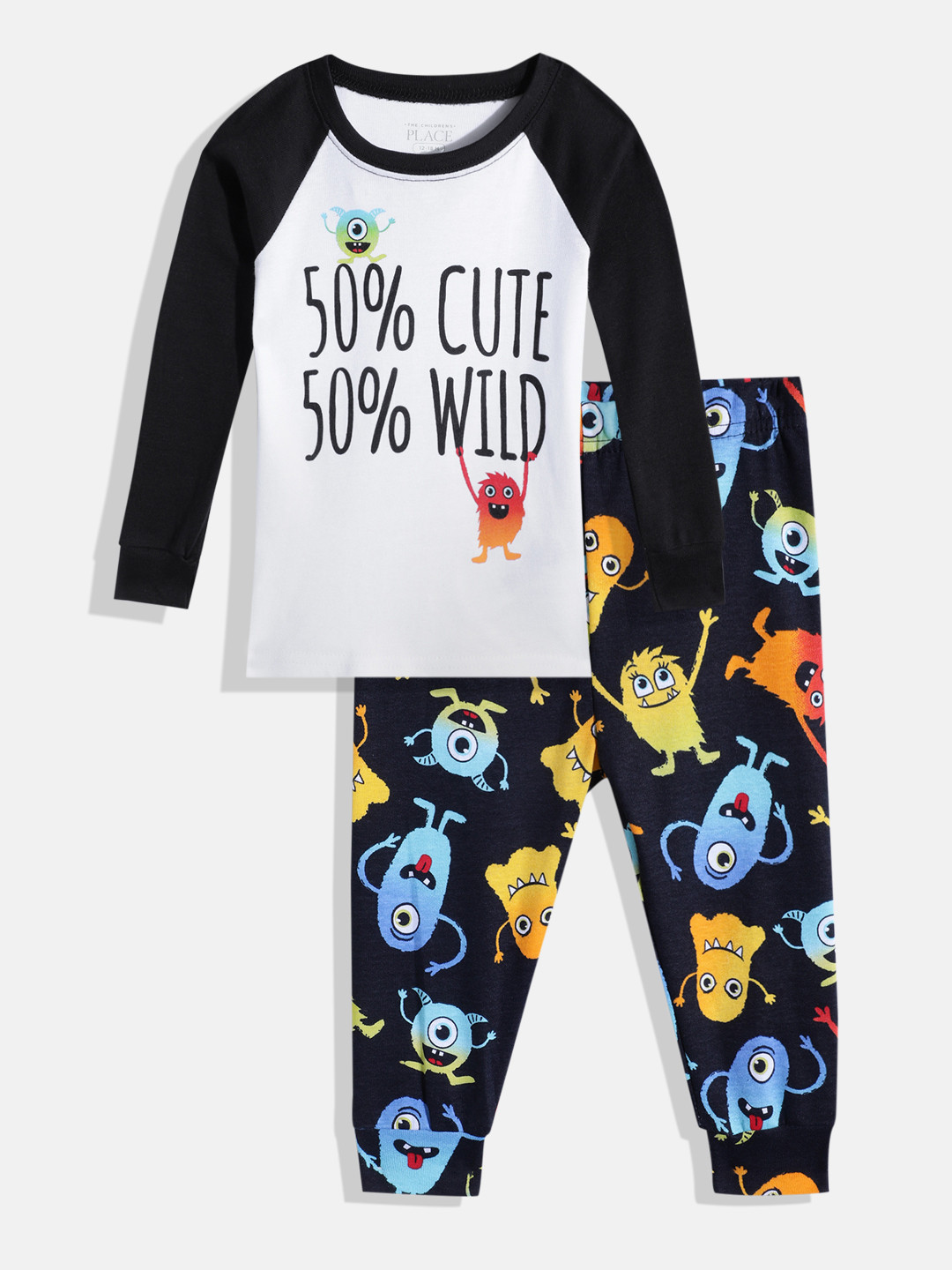 THE CHILDREN'S PLACE Boys Printed Cotton Night Suit 3054846