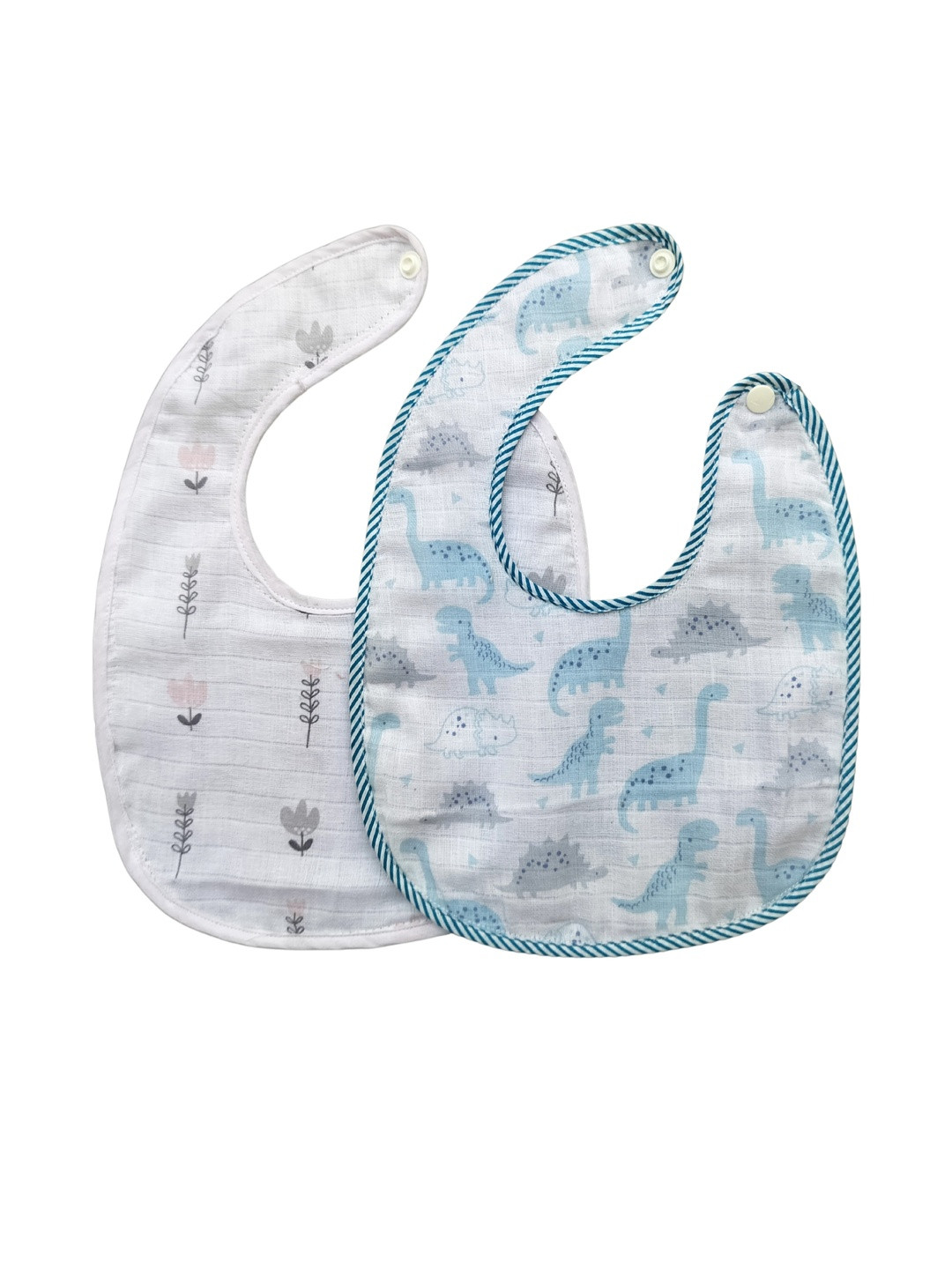 Your Baby Comfortable...Pack of 2 Muslin Cotton Bibs for Baby