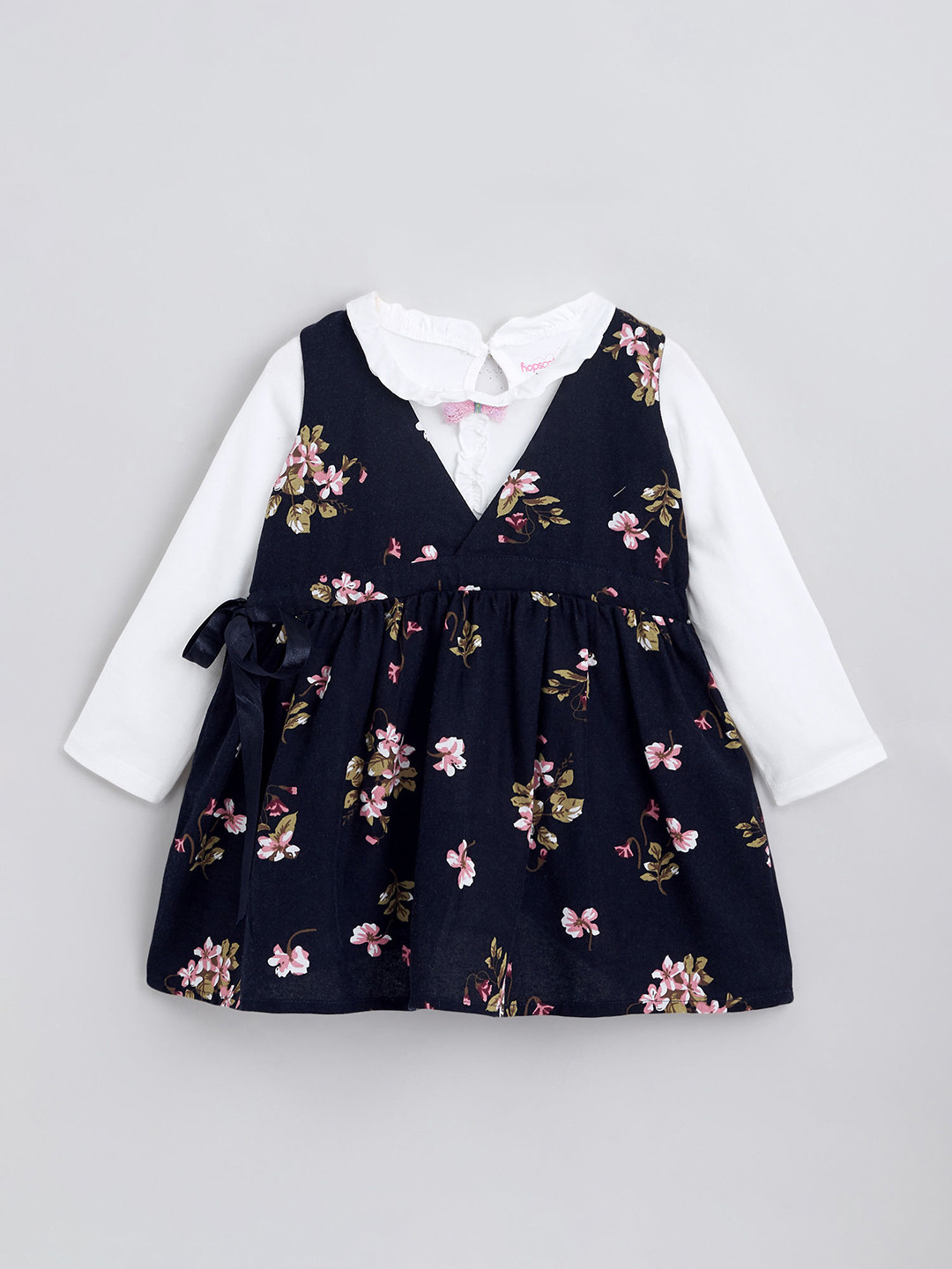 Hopscotch Girls Cotton Fit & Flare Dress