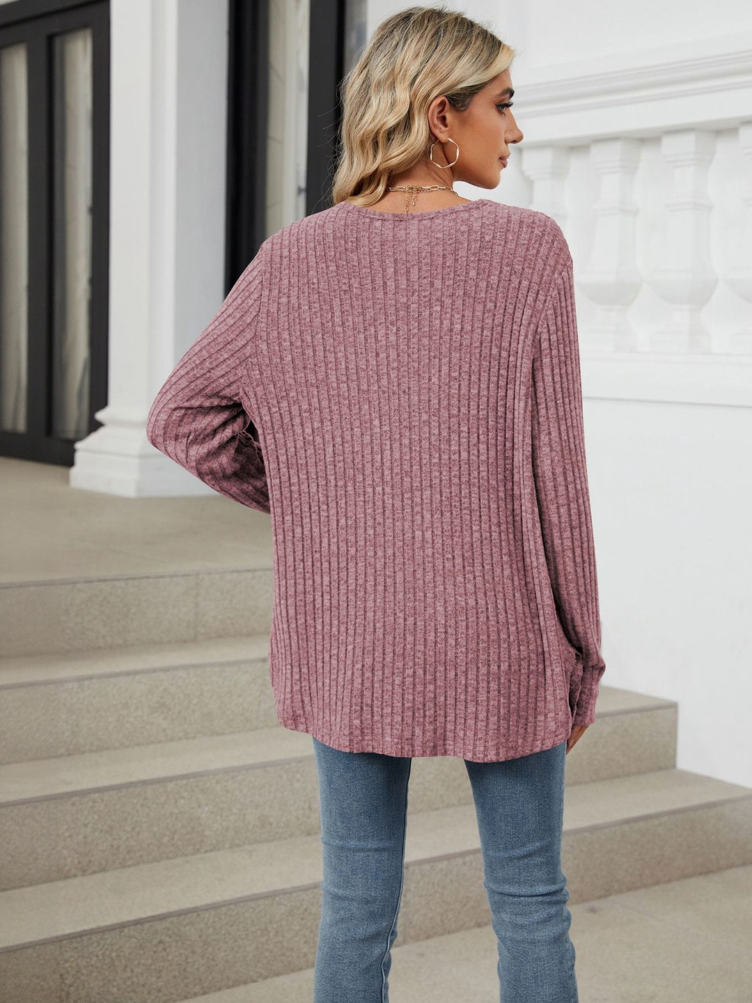 HERE&NOW Women Fuchsia Sweaters