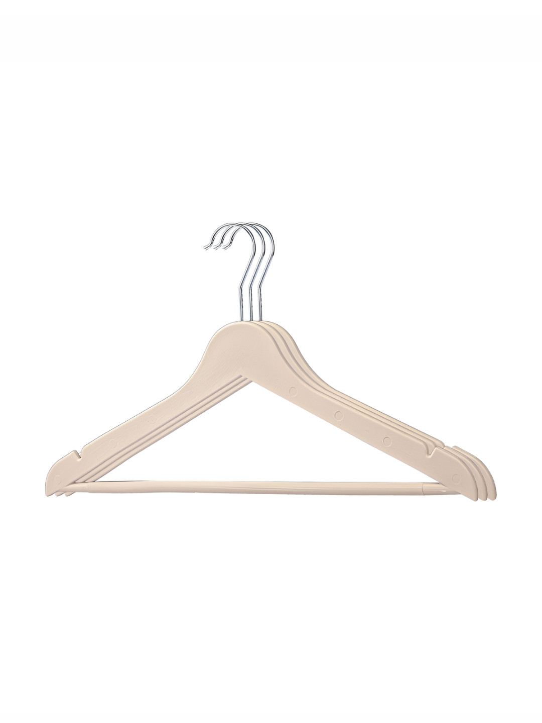 Aura Beige 3 Pieces Wardrobe Hangers
