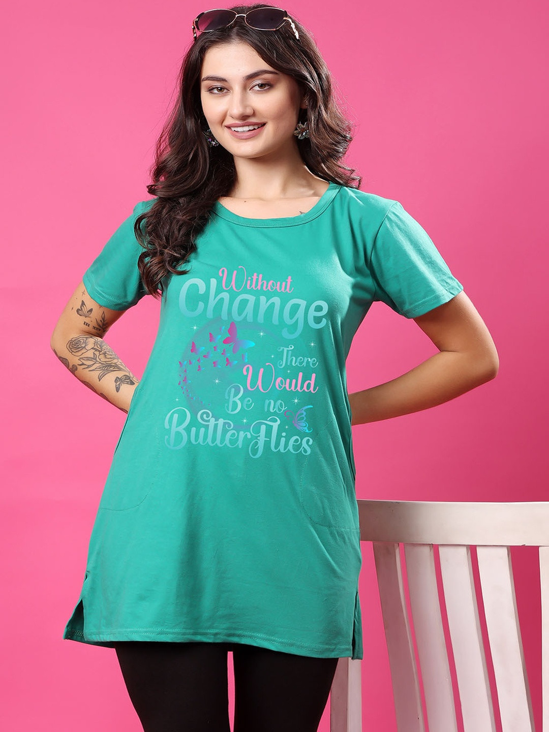 CORSICA Women Cotton Long Tishirts