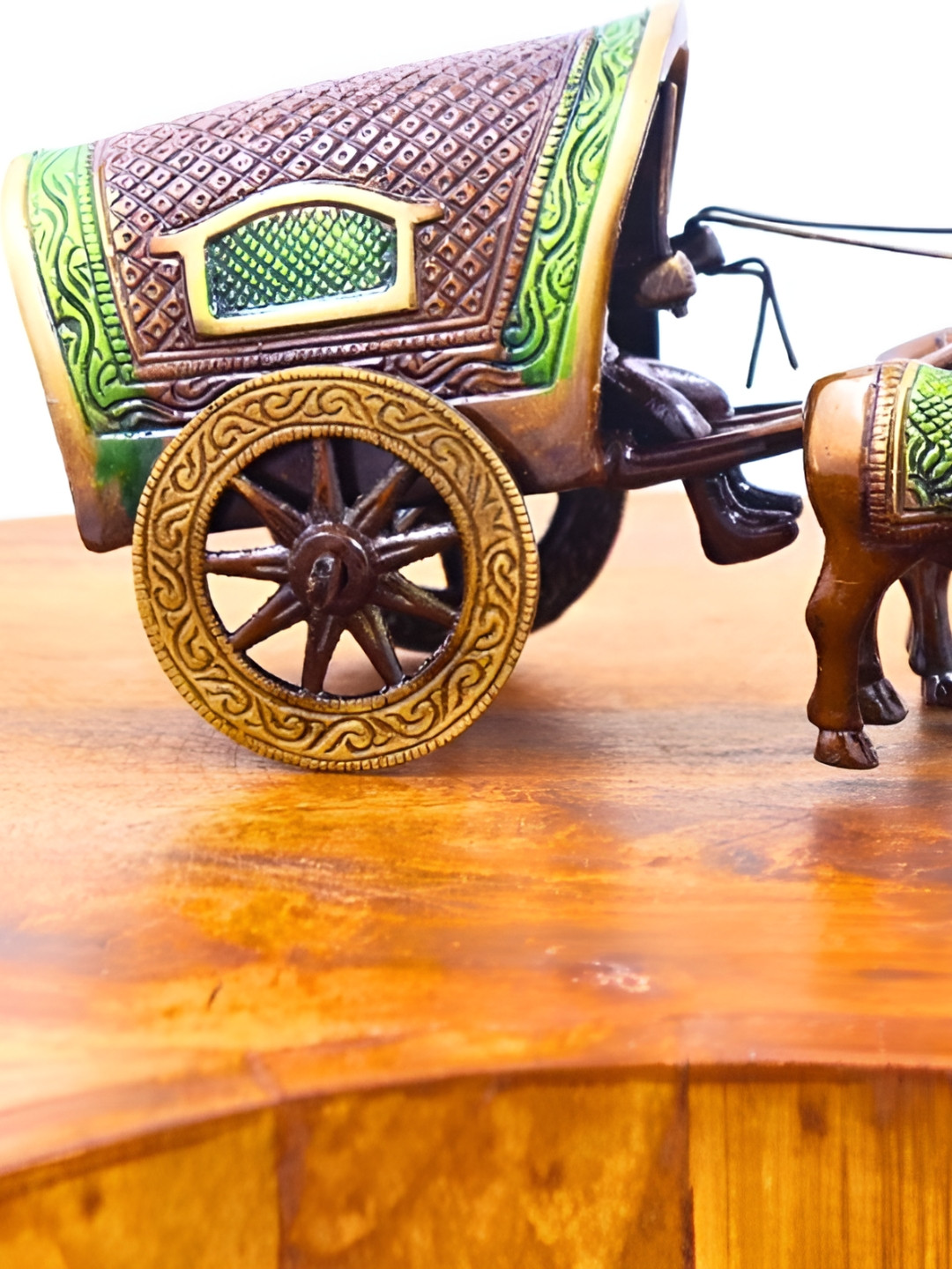 INTERNATIONAL GIFT Gold & Purple Birds and Animals Figurine Showpiece