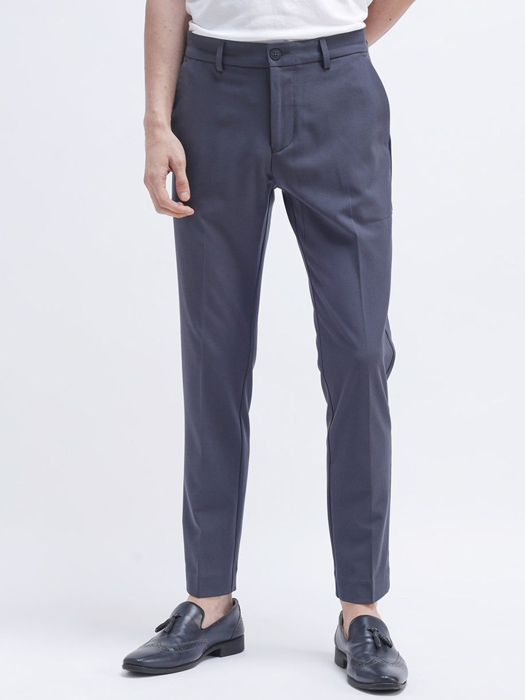 The Collection Tango Men Tailored Slim Fit Chinos Trousers