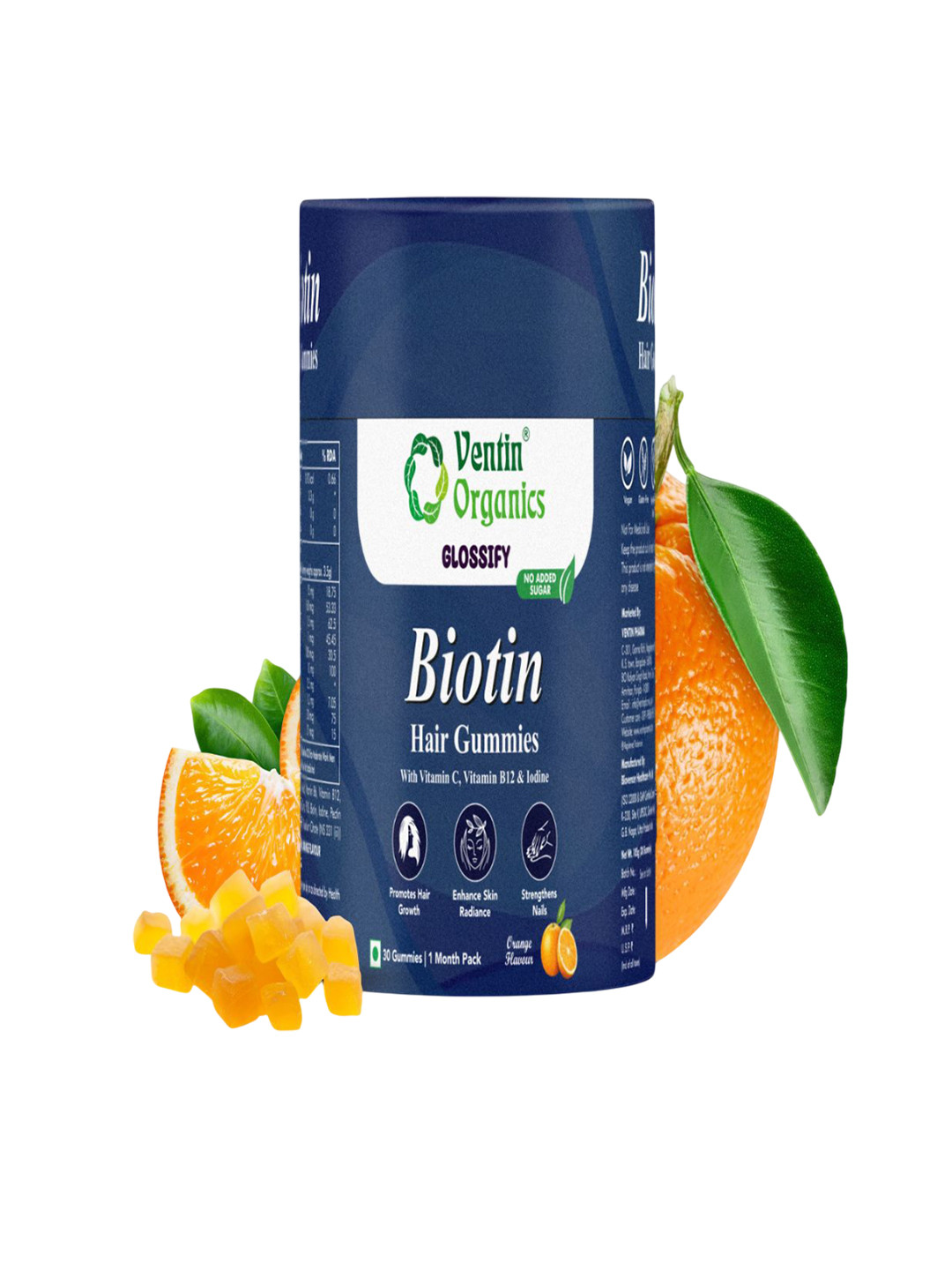 Ventin Organics Glossify Biotin Gummies - 30 Gummies
