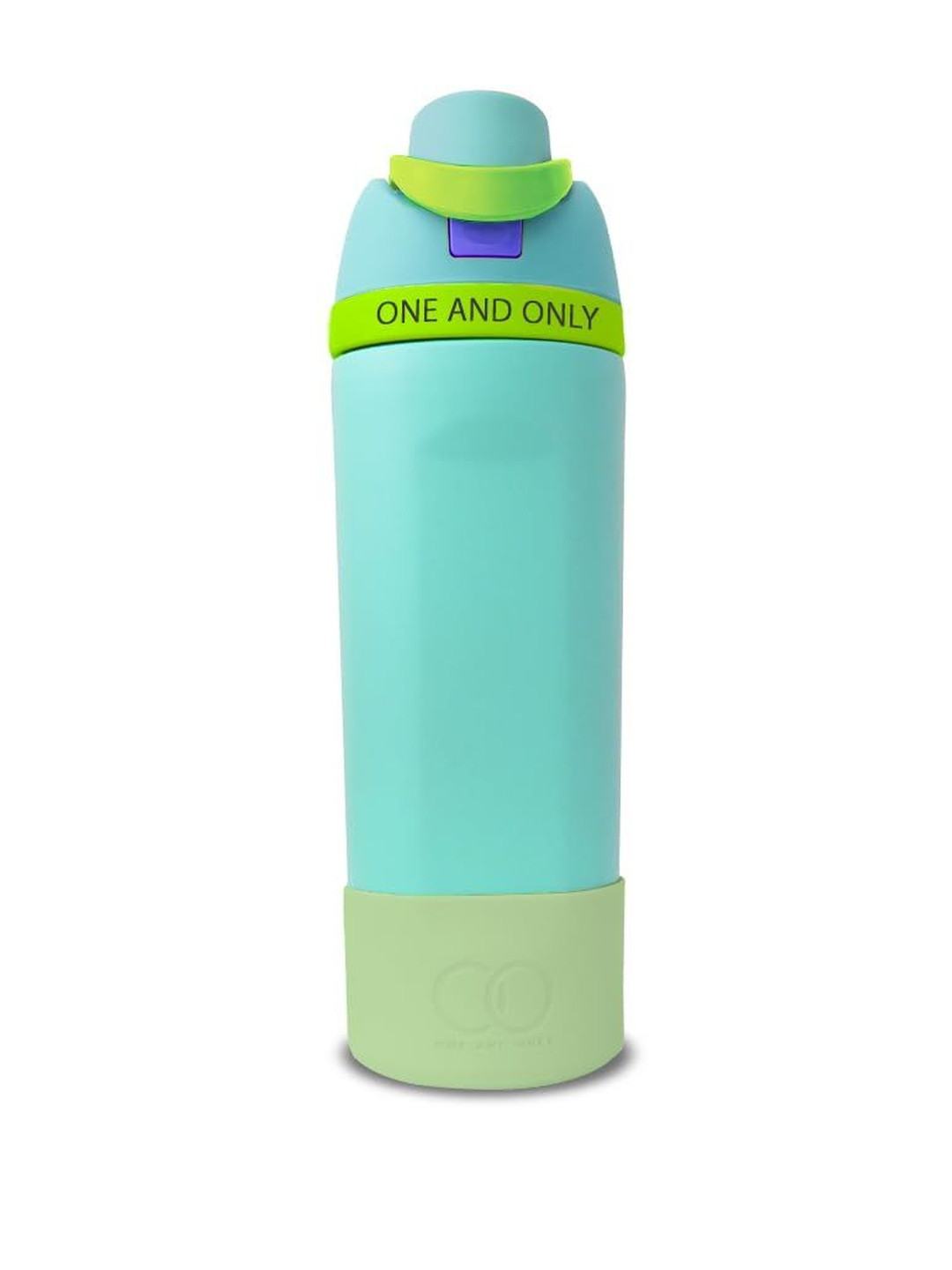 ONE AND ONLY  Turquoise Blue Stainless Steel Double Wall Vacuum Water Bottle - 550ml