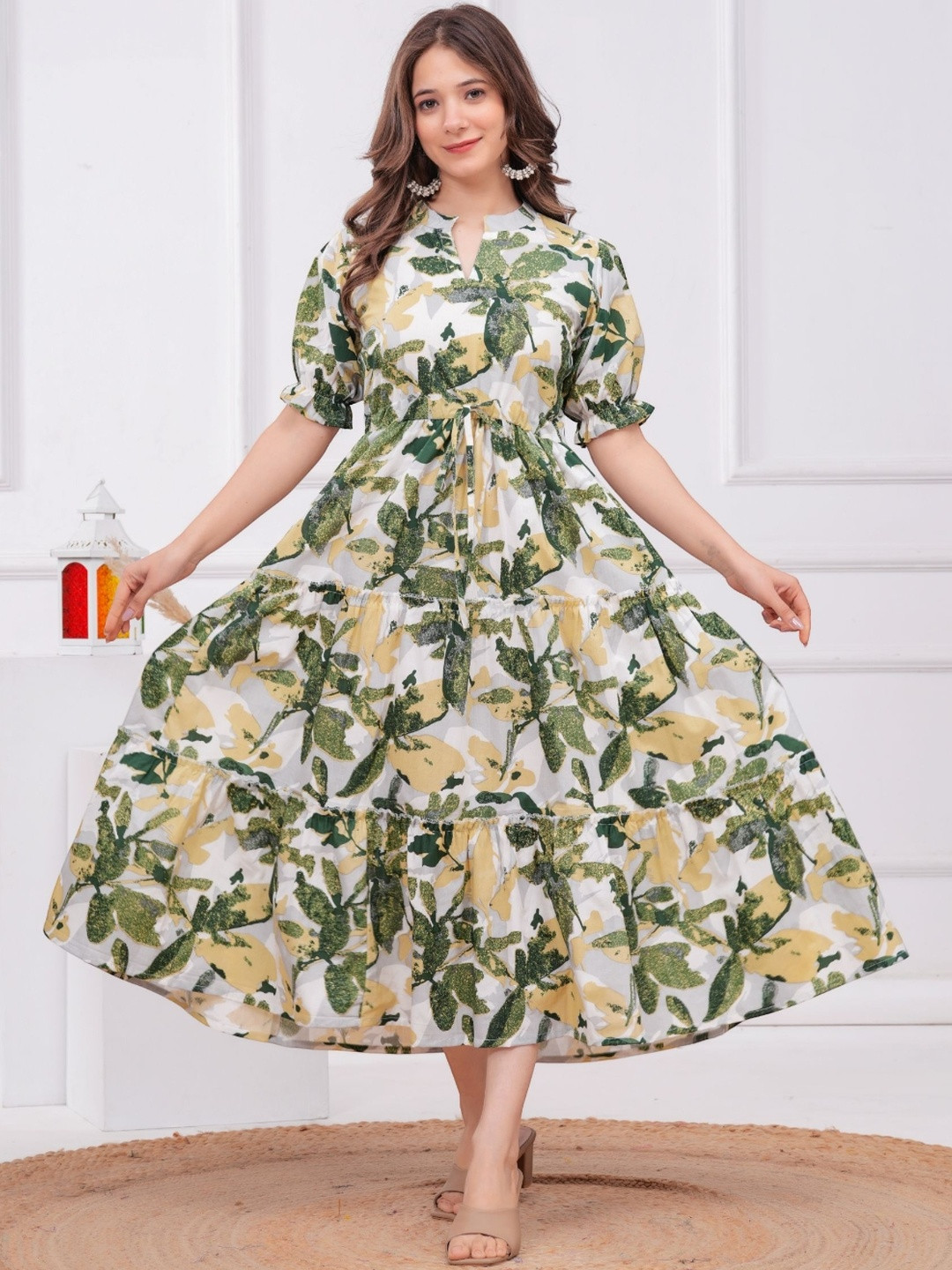 HERE&NOW Women Green Dresses