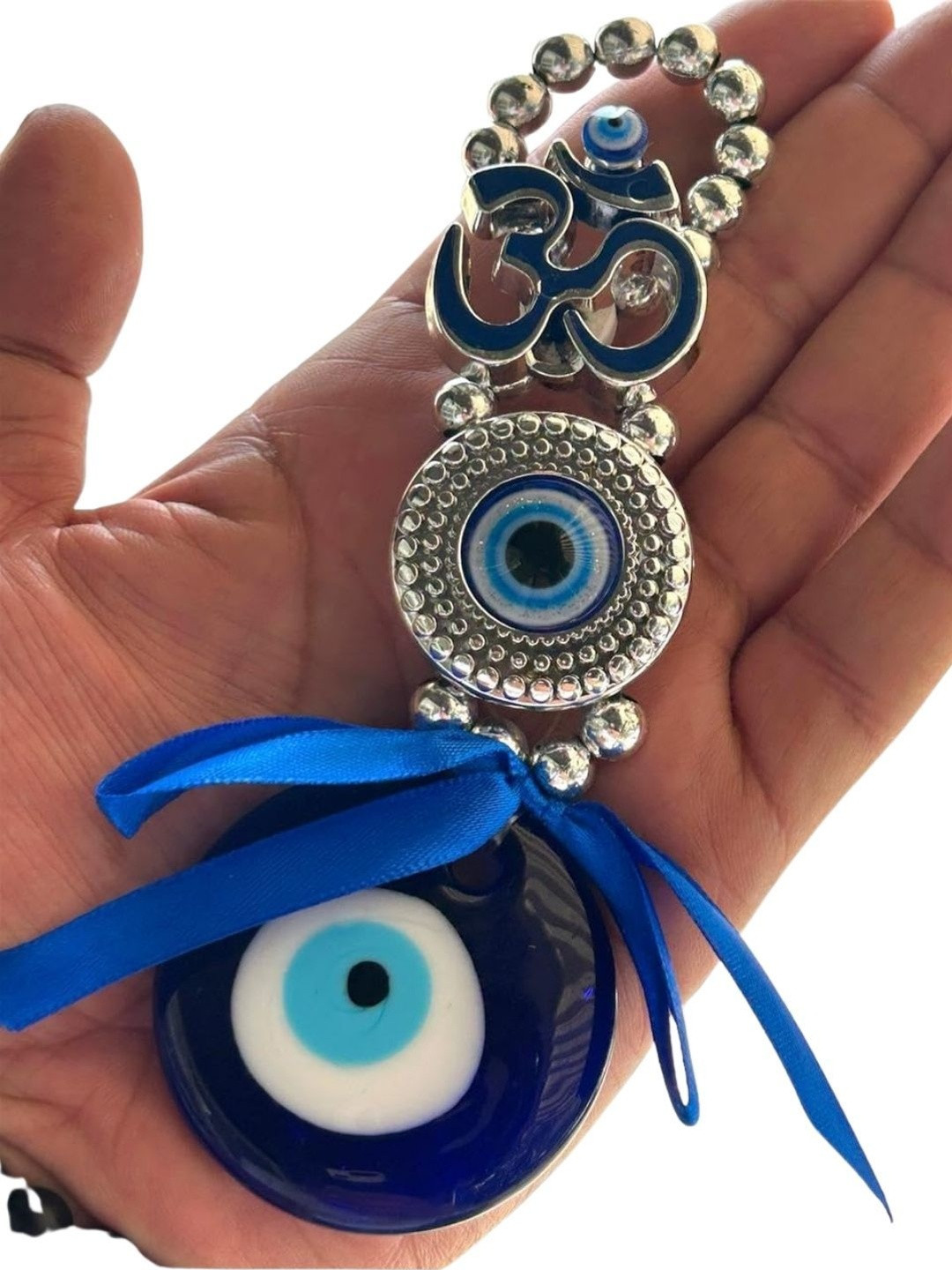 BLUE BEADS Evil Eye Door Hanging