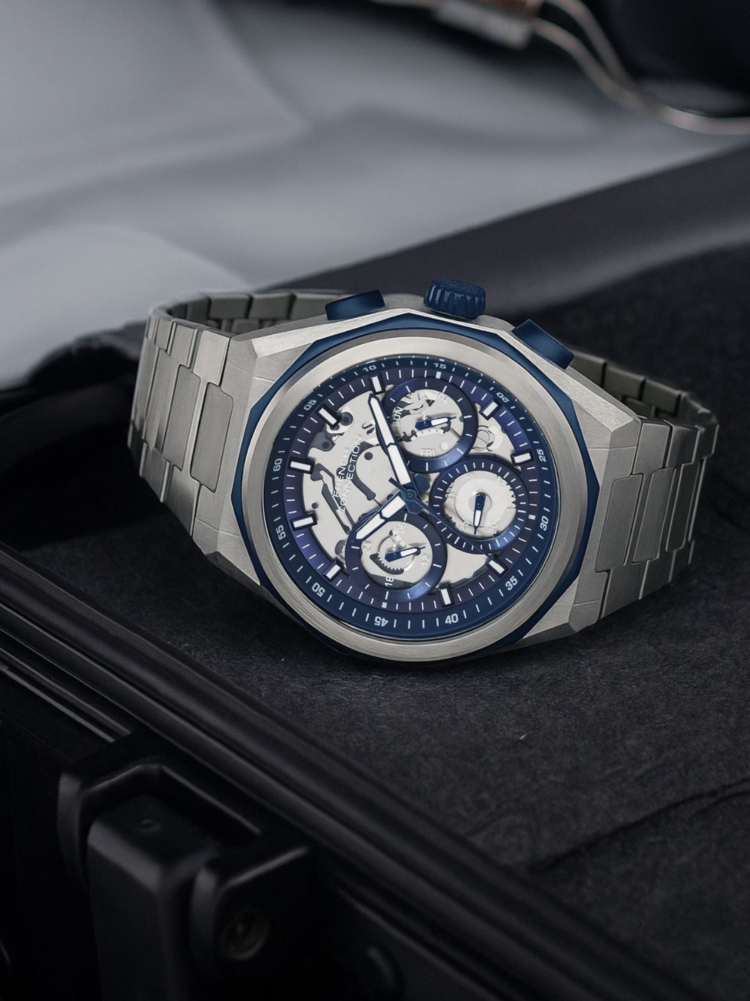 French Connection Dial & Stainless Steel Analogue Multi Function Watch FCH21USM