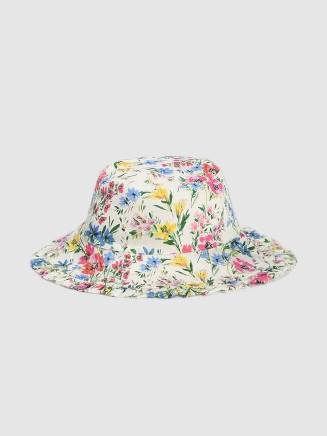 GAP Girls Multi Color Floral Ruffle Casual Bucket Hat