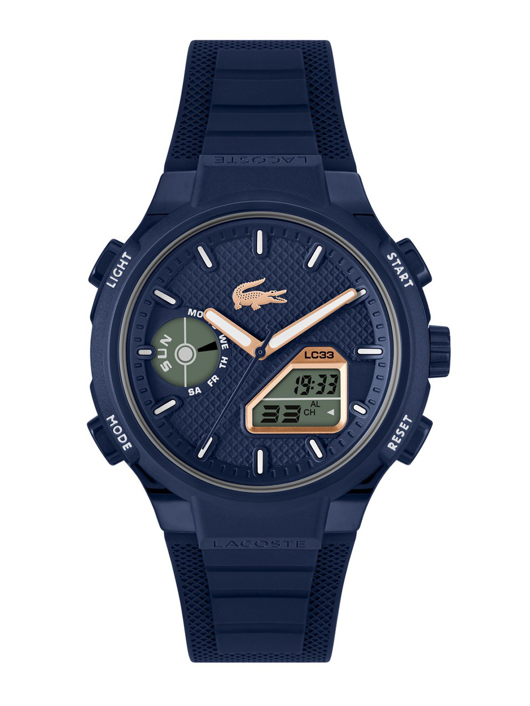 Lacoste Men Dial & Straps Analogue and Digital Multi Function Watch 2011434