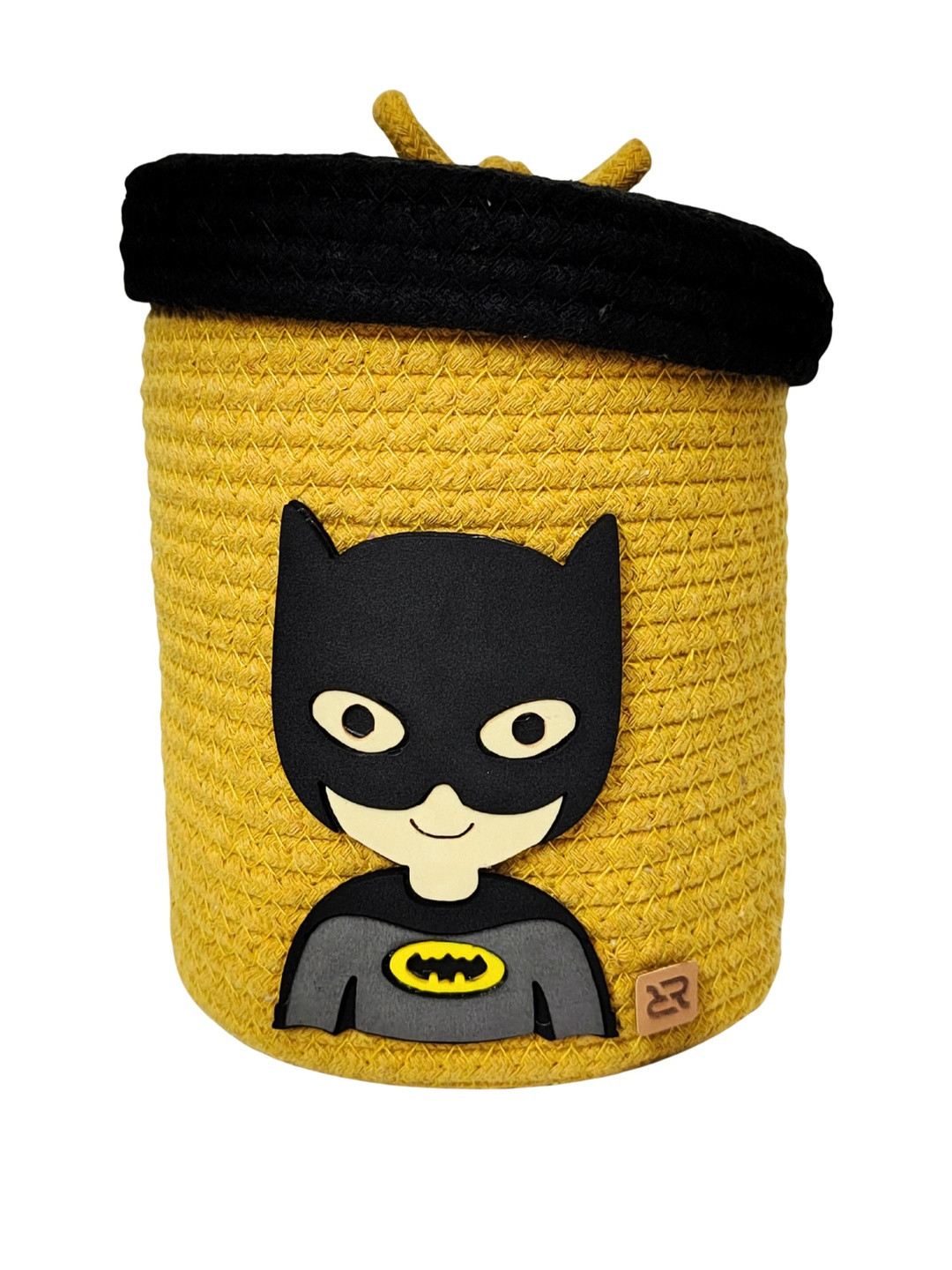 ROUGH ROAD STORE Black & Yellow Batman Tote Basket Organisers