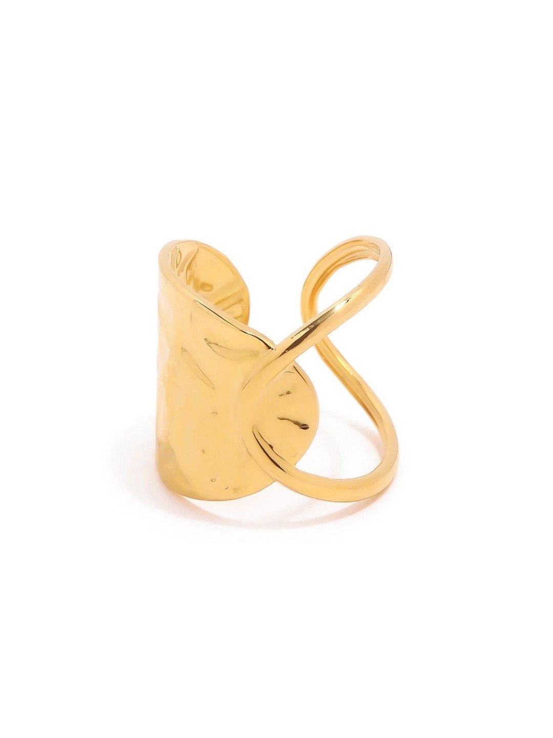 SAPRAA TRENDS Women Gold Plated Anti Tarnish Adjustable Finger Rings