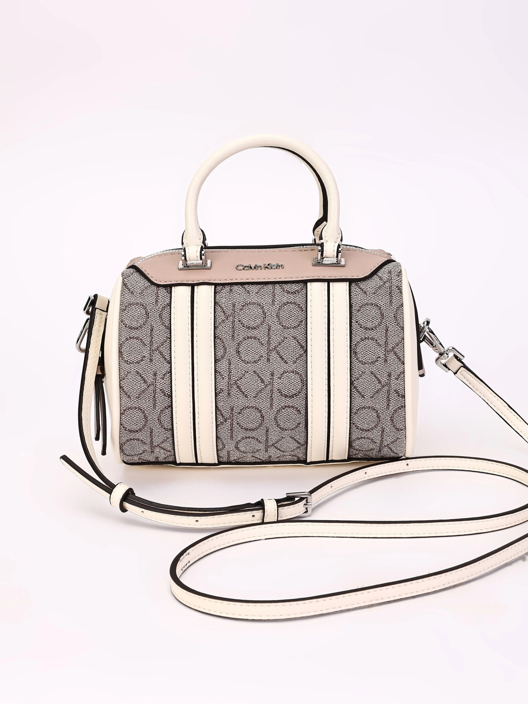 Calvin Klein Printed PVC Structured Handheld Bag