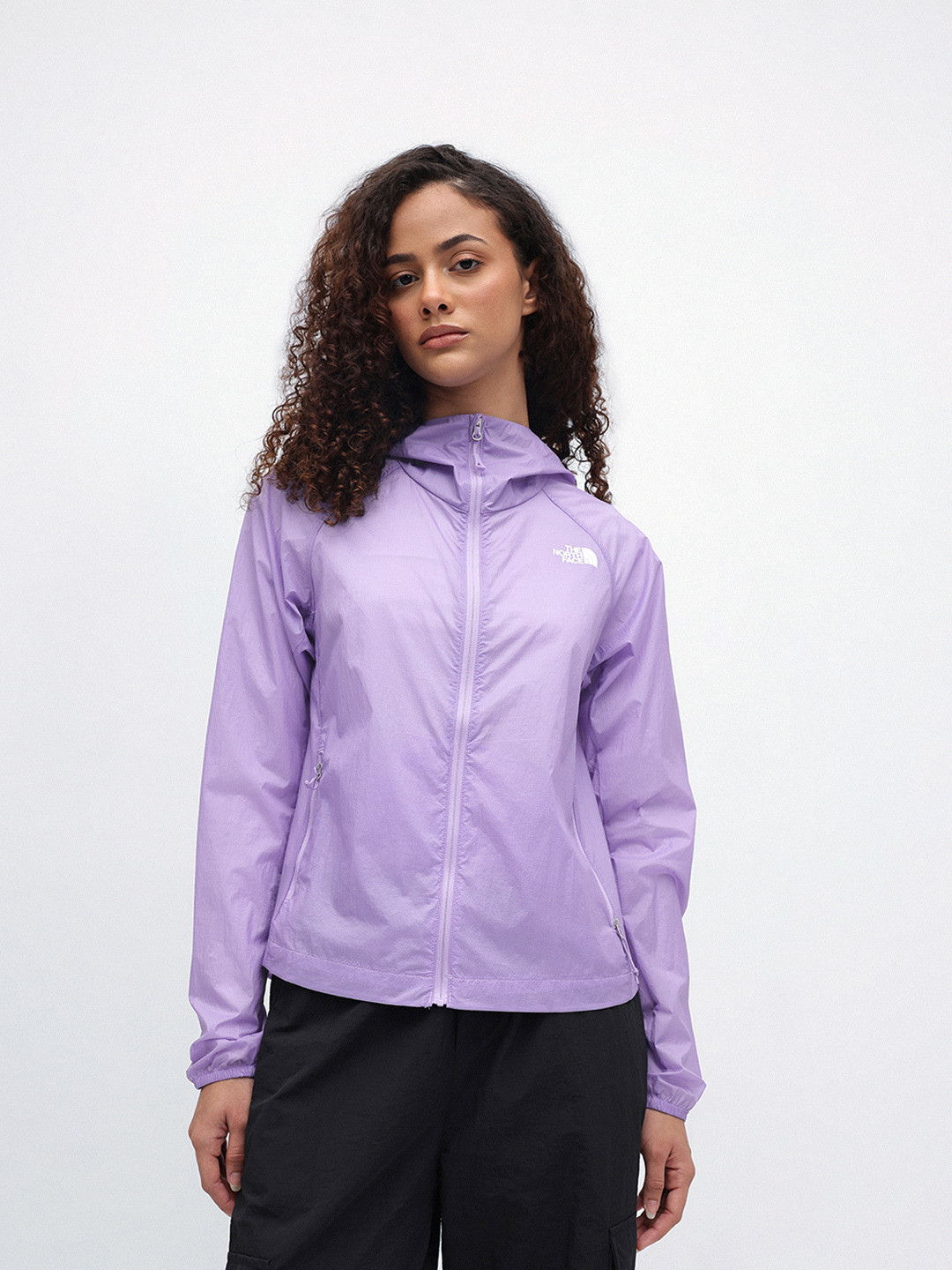 The North Face Windcheater Semi-Sheer Hooded Streamlet Tailored Jacket