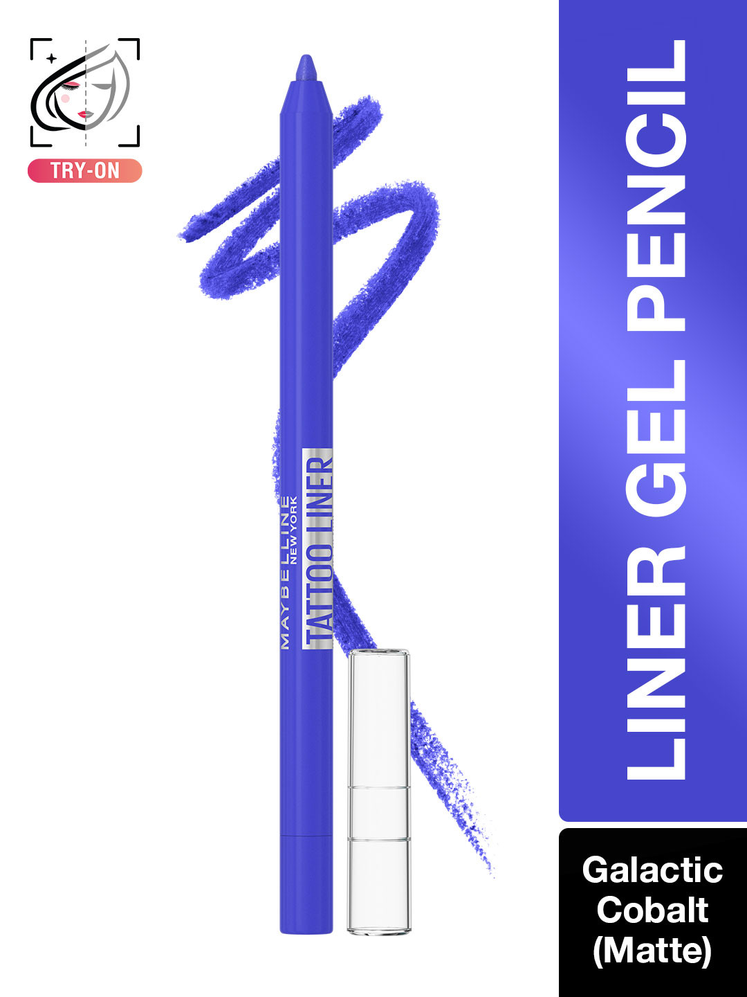 Maybelline New York Tattoo 36H Wear Matte Eye Liner Gel Pencil - Galactic Cobalt