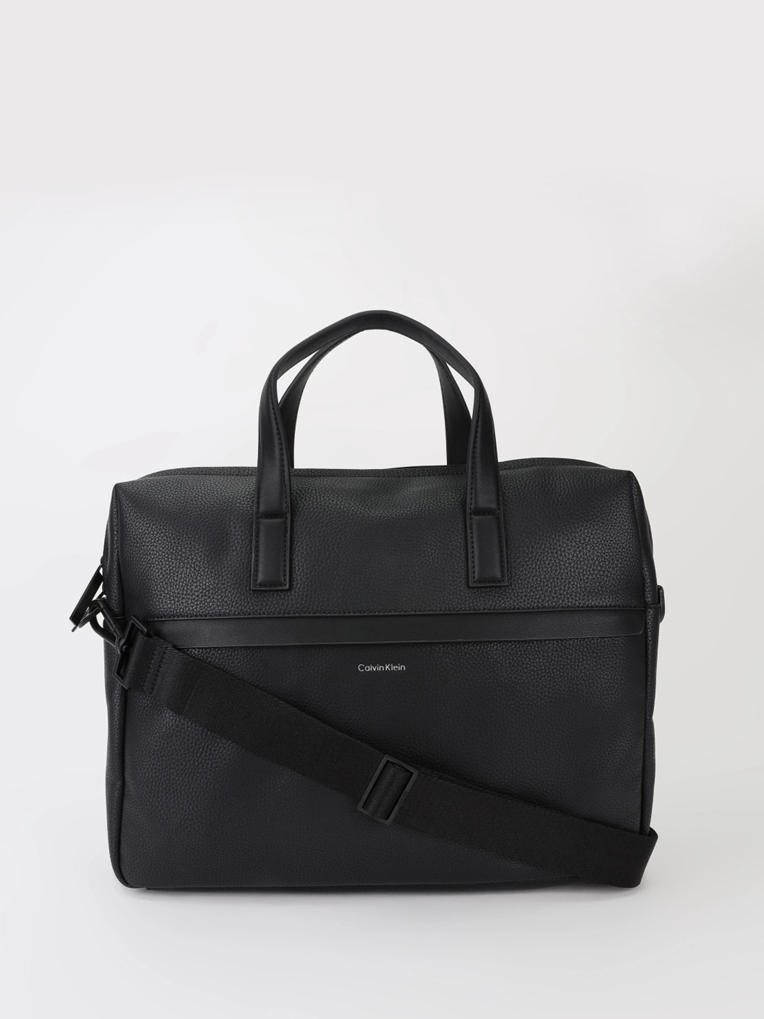 Calvin Klein Men Textured Laptop Bag